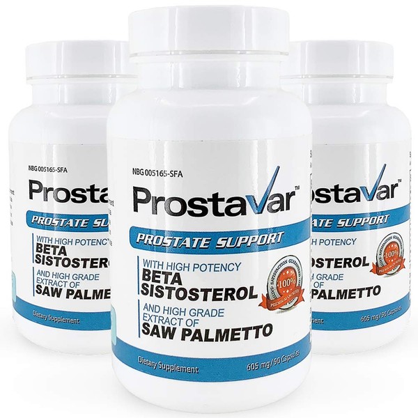 Prostavar Prostavar Prostate Support with Saw Palmetto - 3 Bottles