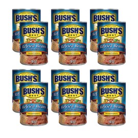 Bush's Best Traditional Refried Beans (Case of 12)