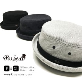 Ruben THERMAL PORK PIE HAT Special Order Design, Can Be Worn As A Bucket Hat, Thermal Pork Pie Hat, Bucket Hat, Black