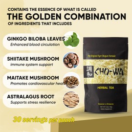 Harmony is Strength CHO-WA Herbal Tea Original Tiger Shogun Formula Dietary Supplement Chowa