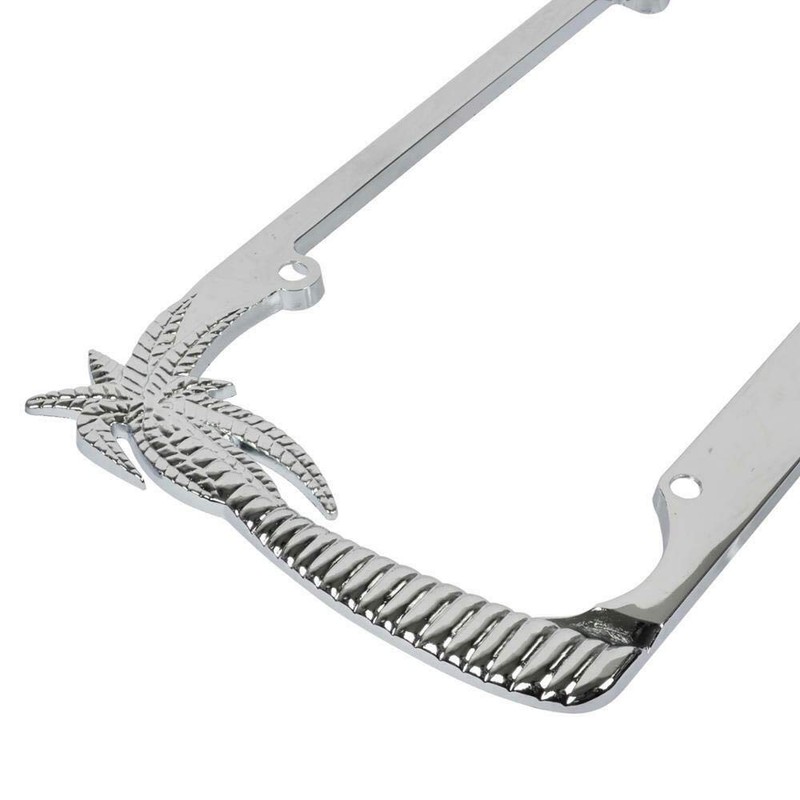 BDK Heavy Duty Rust-Proof Stainless Steel Metal Chrome Tropical Palm