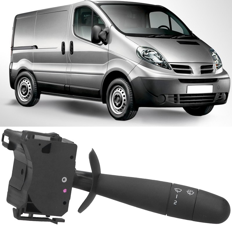 Front Windscreen Wiper Stalk Switch Replacement Accessory for Nissan Primastar