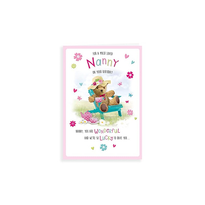 Regal Publishing Cute Birthday Card Nanny - 9 x 6