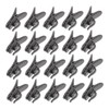 NOLITOY 200pcs Rotatable Earphone Wire Clips Lightweight Plastic Mic Holder