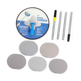 perfeclan Manual Drywall Sander with Extension Rod 360° Swivel Head with Sanding Sheets for Walls and Ceilings Versatile Sanding Tool