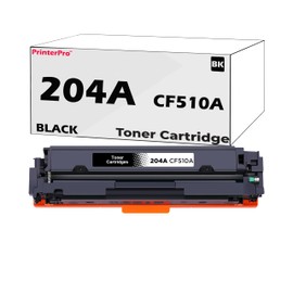 PrinterPro™ Compatible Replacement for HP 204A Toner Cartridges CF510A hp 204a Black Toner for HP Color Laserjet Pro M154a M154nw M180 M181 M181fw MFP M180n M180nw Printer (1* Black)