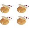 Wooden Castanet, Percussion Instrument - Hand Finger Castanets, Wood Castanets