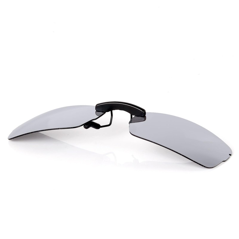 Polarized CLIP-ON Sunglasses for Oakley RHINOCHASER OX3111 0152 52x19 (Silver)