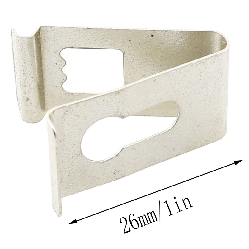 JCBIZ 30PCS Picture Photo Frame Metal Spring Turn Clip Hanger