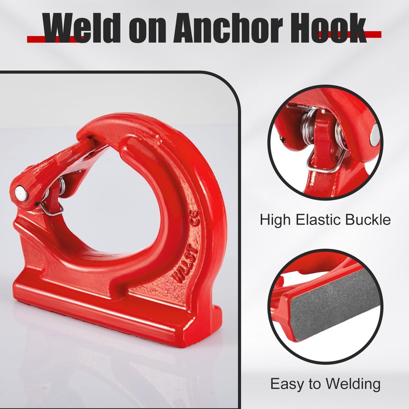 3 Ton Weld on Anchor Hook,Alloy Steel Weld on Hook