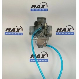 Max-Flo CLEAR AQUA BLUE KTM 65 SX MIKUNI CARB VENT HOSE KIT, CASE & GAS CAP VENT