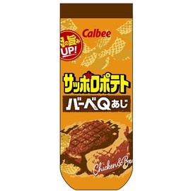 J's Planning Socks Sapporo Potato Barb Q Candy Package Series Adult (8.7 - 9.4 inches (22 - 24 cm) Present Impact
