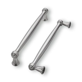 khtumeware 2 Pack 5 Inch(128mm) Brushed Satin Nickel Cabinet Pulls Kitchen Cabinet Handles Cabinet Hardware for Cupboard Drawer Handles Dresser Pulls