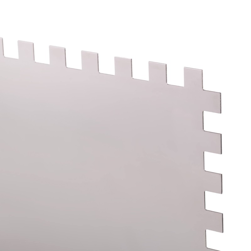 Mivos Professional Smoothing Trowel 10 x 10 mm - Stainless