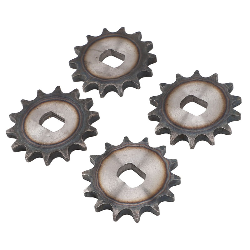 4Pcs 428 14T Chain Sprocket 12x17mm H Hole Steel Electric