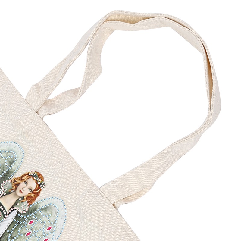 DIY Diamond Painting Shopping Bag Rhinestones Painting Tote Bag with