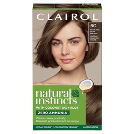 Clairol Clairol Natural Instincts Demi-Permanent Hair Dye, 6C Light Brown Hair Color, Pack of 1