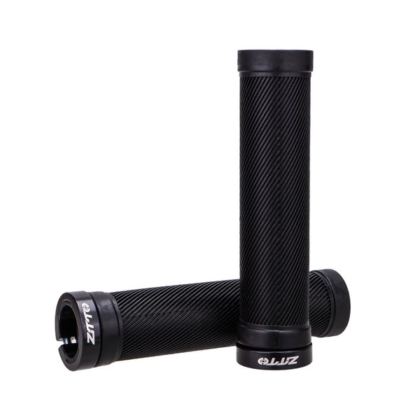 ZTTO Bike Handlebar Grips, Anti-Slip Shock-Proof Rubber Bike Grips, Fixed
