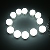 12Pcs LED Mirror Light Lamp Vanity Kit for Makeup Dressing