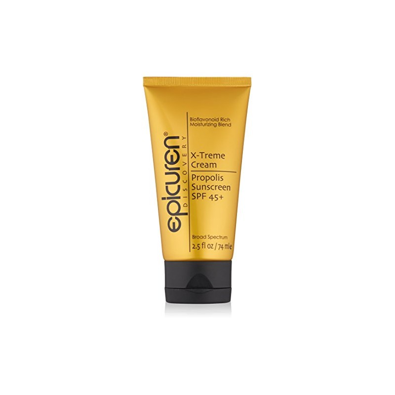 epicuren DISCOVERY X-treme Cream Propolis Sunscreen SPF 45+, Yellow, 2.5