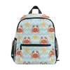 GORIRA Children's Backpack, Girls, Boys, Kindergarten, Cute, Dinosaur, Animal Pattern, Rabbit, Crab Pattern