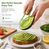 3-in-1 Avocado Slicer for Kitchen Prep – Plastic Cutter, Pitter