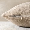 Woaboy Pack of 2 24x24 Inch Decorative Boucle Throw Pillow
