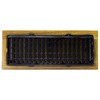 Decor Grates WL412-M 4-Inch by 12-Inch Wood Louver Floor Register,