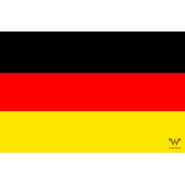 Germany Flag Sticker 8.5 x 5.5 cm