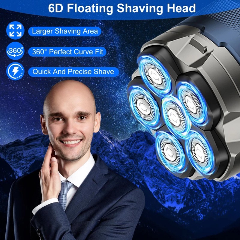 Head Shavers for Bald Men Mens Head Shaver, Detachable Head,