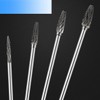 Luo ke 75mm Extra Long Carbide Burr Sets, 2.35mm Shank