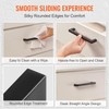 WADY 10pcs Hole Center Kitchen Square Cabinet Handles, Black Stainless