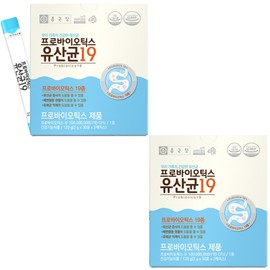 Chong Kun Dang Probiotics Lactobacillus 19 30 sachets x 2 / 종근당 프로바이오틱스 유산균19 30포x2개