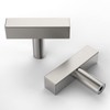 Amerdeco Pack of 10 Furniture Knobs, Stainless Steel Cabinet Knobs,