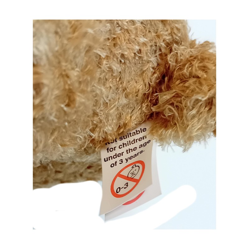 Big Red Egg I LOVE DENMARK FLAG - Teddy Bear