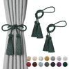 Pretty Jolly 2 Pack Double-ended Tassel Curtain Tiebacks Handmade Braided