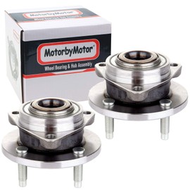 MotorbyMotor 513205 Front Wheel Bearing Hub Assembly Fits for 2005-2010 Chevy Cobalt, 2007-2010 Pontiac G5, 2005-2006 Pontiac Pursuit, 2003-2007 Saturn Ion Hub Bearing w/4 Lugs-2pc