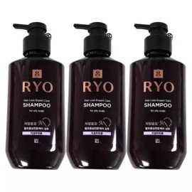 SS [에스에스_62]려 자양윤모 9EX 샴푸 지성 400ml x 3개 SS 62 Ryayang Yoonmo 9EX Shampoo for Oily Hair 400ml x 3