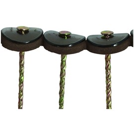 DAIDOHANT 19420 19420 Polyclic Connected Umbrella Nails, Bronze for Wood Bases (Polyica Washers) (Nominal Diameter d) 0.08 x L 1.5 inches (38 mm) (270 Pieces)