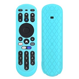 Snrigw MG3-R34010 Protective Cover for Element Pioneer XUMO Hisense Remote Compatible with R34010BA00-00001/MG3-R34010/297107/Xumo Stream Box(Glow Blue)