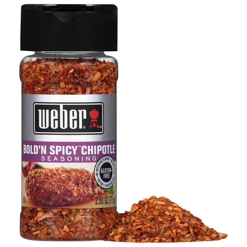 Weber Bold 'N Spicy Chipotle Seasoning, 2.5 oz