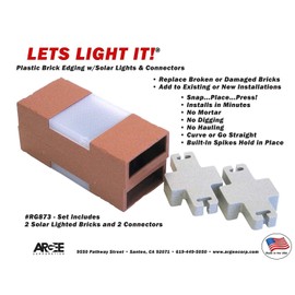 Argee RG873 Brick Edging, Standard, Terra Cotta