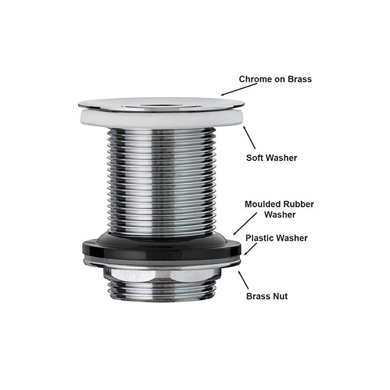Wirquin 30120607 11/4 Inch Free Flow Waste Slotted Quality Product