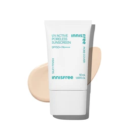 Innisfree UV Active Poreless Sunscreen SPF50+ PA4+ 50mL / 이니스프리 유브이 액티브 포어리스 선스크린 SPF50+ PA4+ 50mL