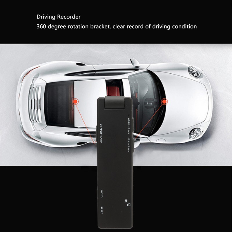 1080P HD Camera Digital Video Recorder Magnetic Suction Back Clip