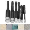 6Pcs/Set Dry Diamond Drill Bit Tile Marble Drills for Porcelain