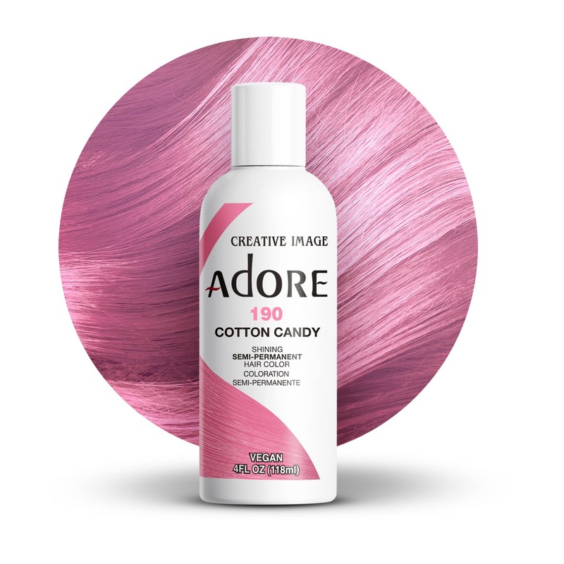 Adore Semi Permanent Hair Color (190 Cotton Candy) | Vegan
