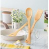 Remark Natural Kitchen Tools Set (Bamboo Slotted Spoon, Turner, Spatula)