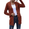 Ninfort Cardigan Sweaters for Women Long Sleeve Open Front Button