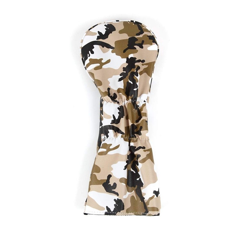 Driver (460cc Compatible) Camo Headcover Wood Cover (Brown)